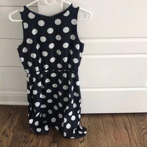 Jcrew polka dot dress, size 0